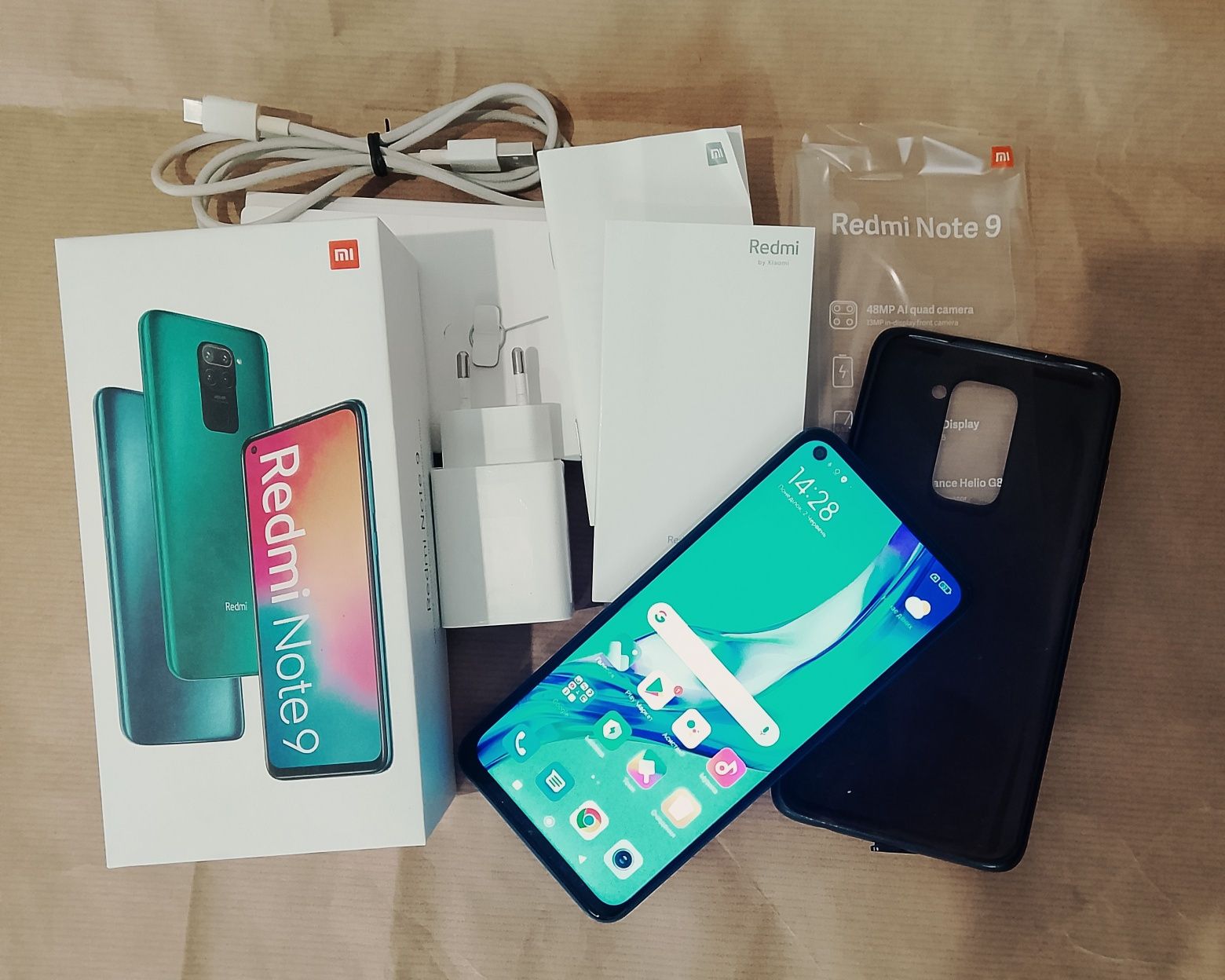 Смартфон Redmi Note 9 Midnight Grey 4/128 gb