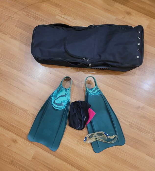 Ласти, окуляри, шапочка, 40 розмір