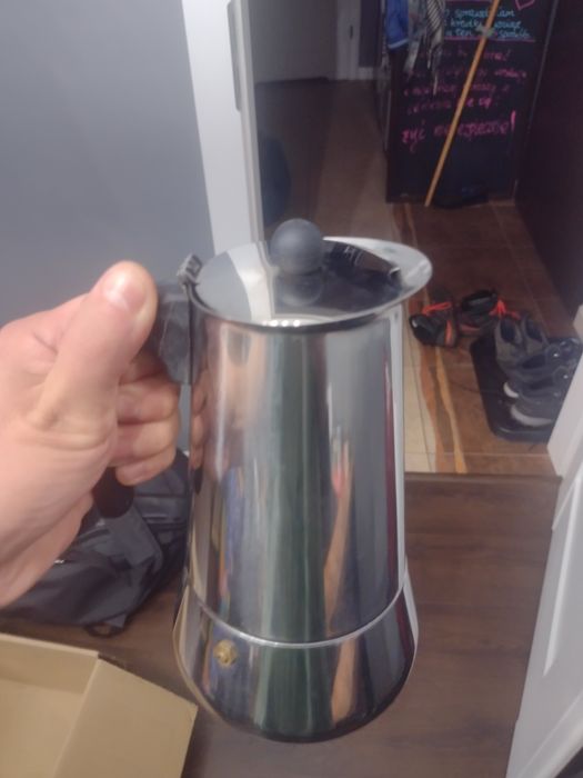 Kawiarka 0,5 l stalowa, stan dobry