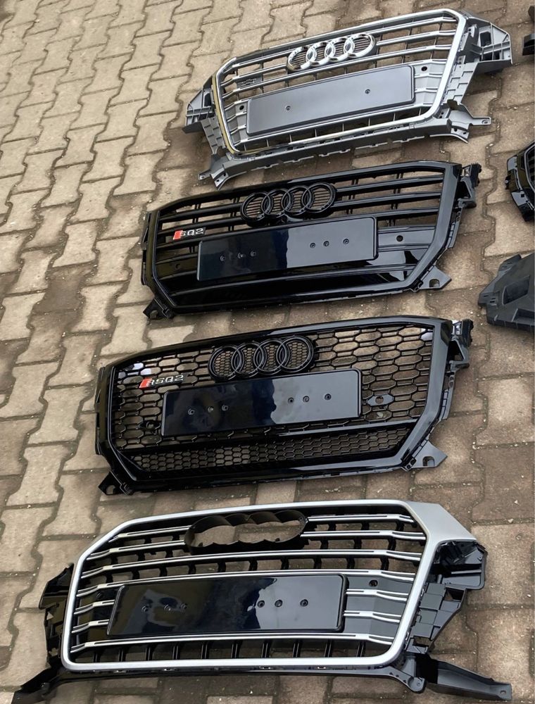 Решетка радиатора AUDI Q2/Q3/Q5/Q7/Q8 S-Line RS стили 2007-2023года.