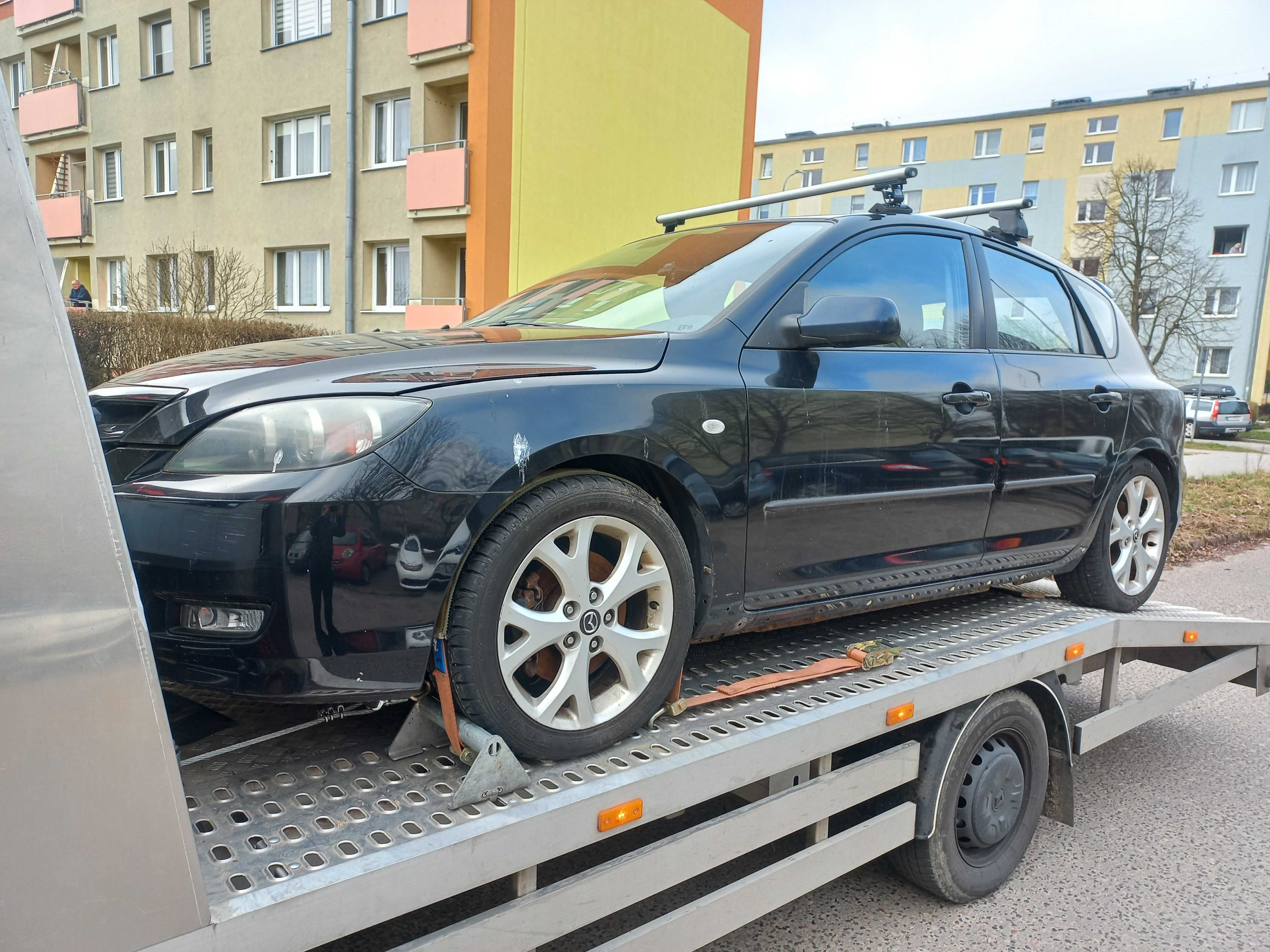 Mazda 3 maska zderzak blotnik klapa