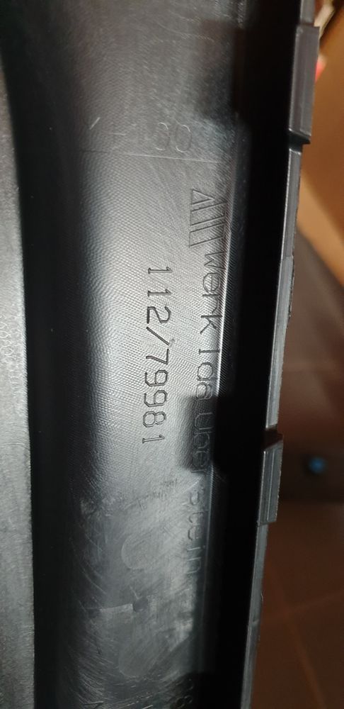 Dokładka spojler dół zderzaka mercedes w176 sport nowa OE