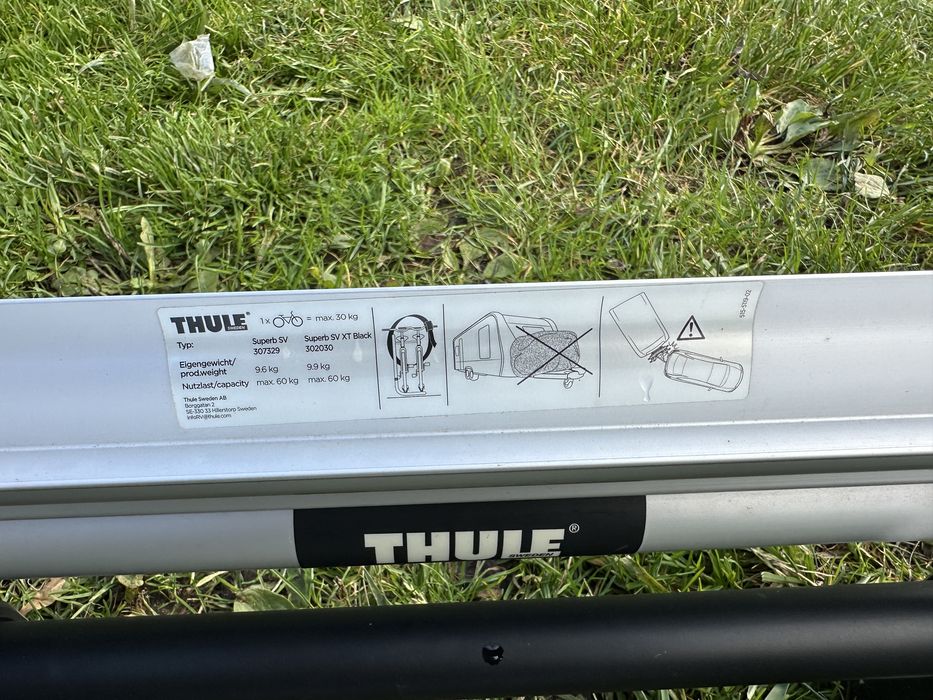 Thule Superb SV bagażnik na dyszel kempingu