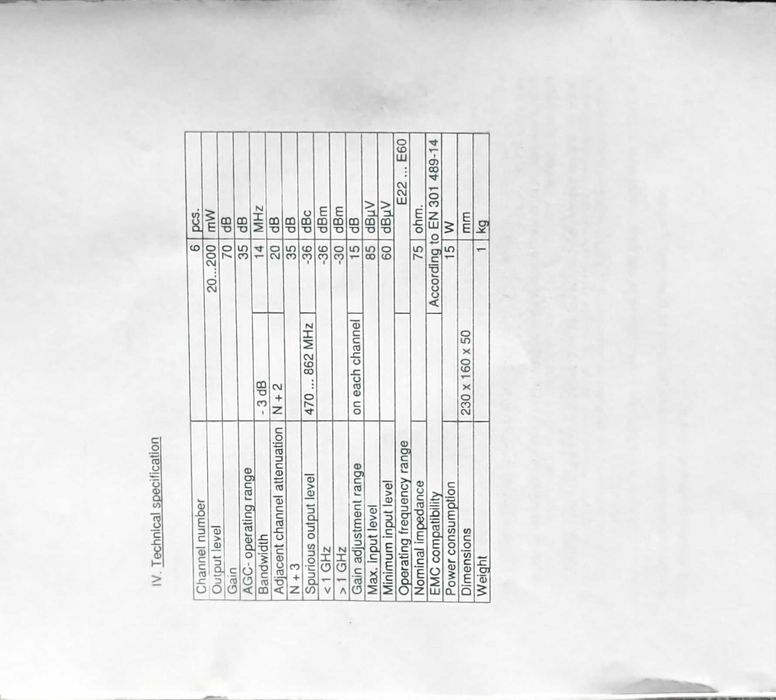 GAF 860 Reapeter DVB T Telkom Telmor