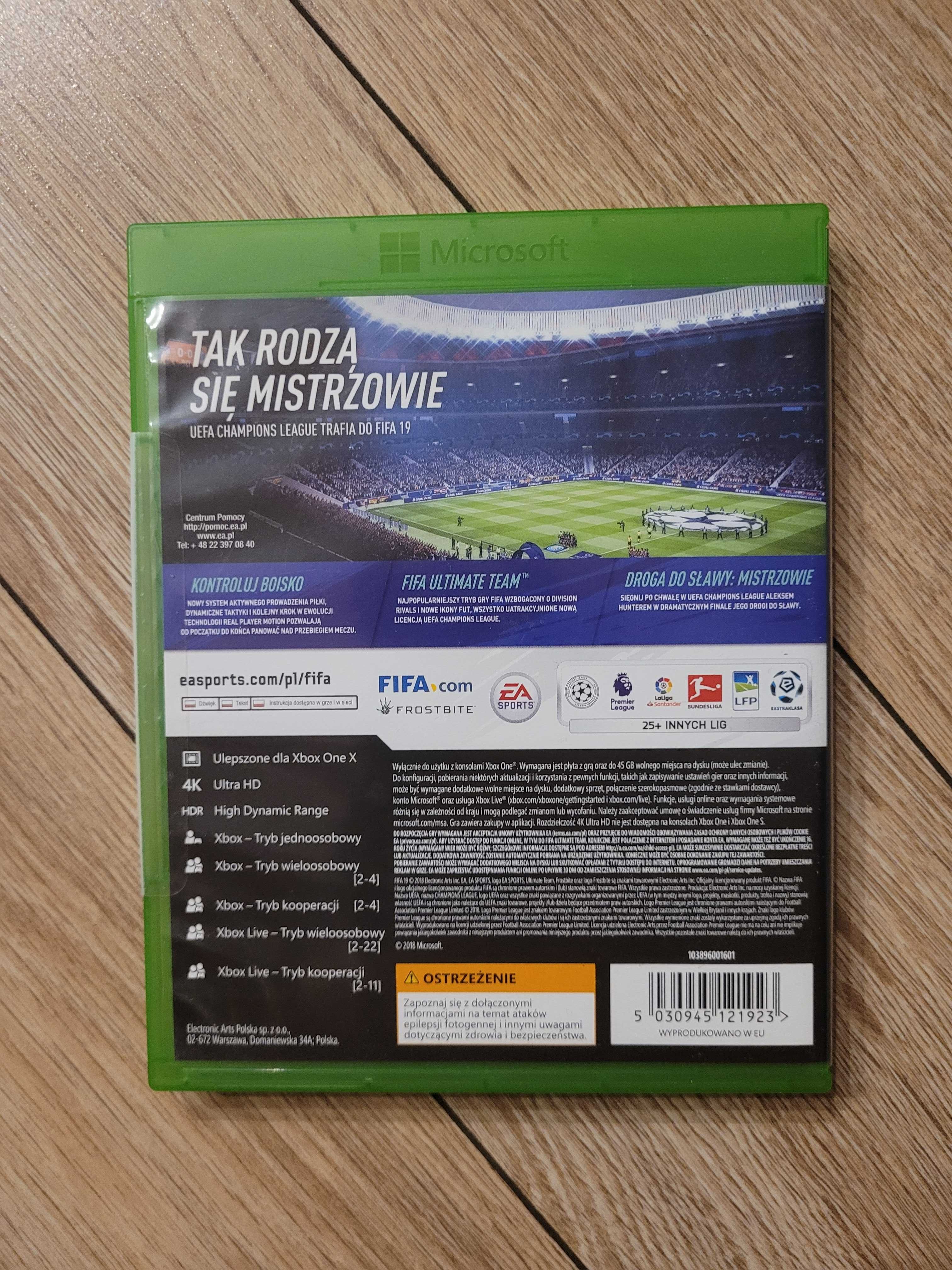 Gra na Xbox One Fifa 19