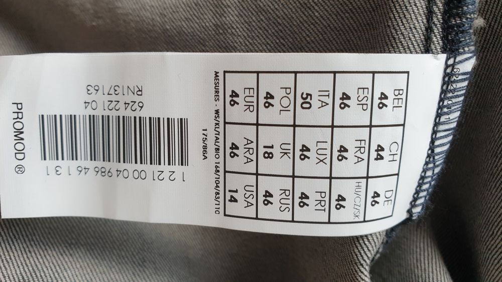 Spódnica jeansowa Promod plus size roz. 46