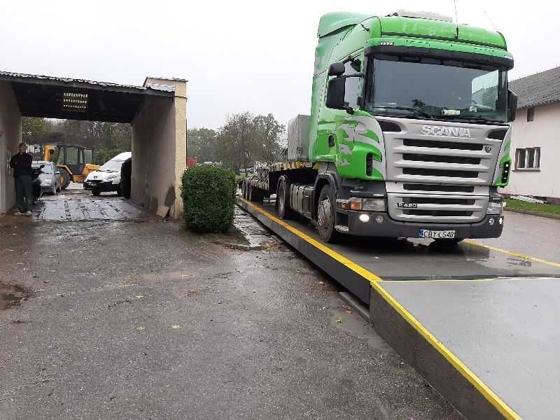 Waga betonowa - gotowe pomosty szybka realizacja