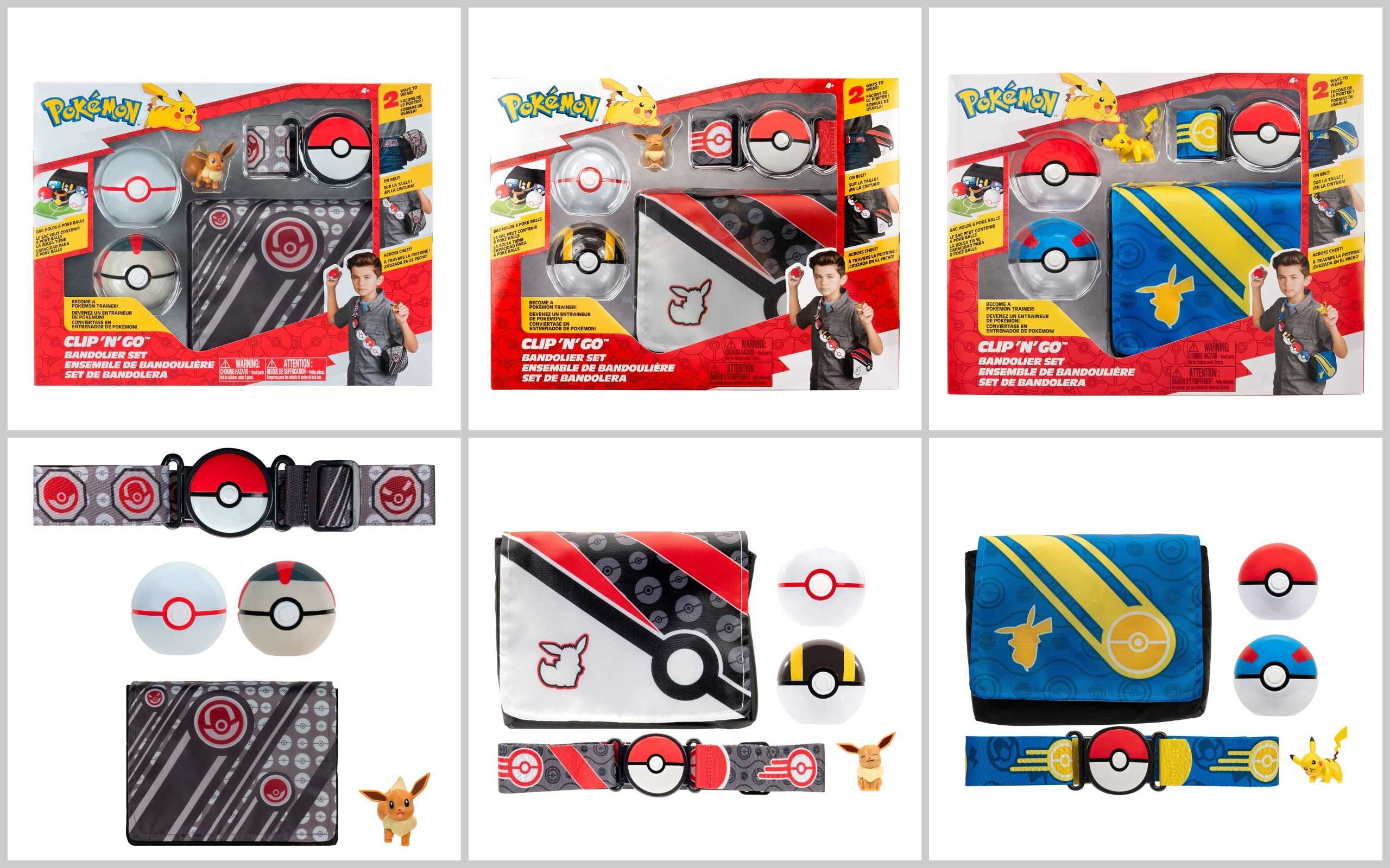 Pokemon W4 Снаряжение тренера Иви PKW3157, Пикачу PKW3649, PKW3650