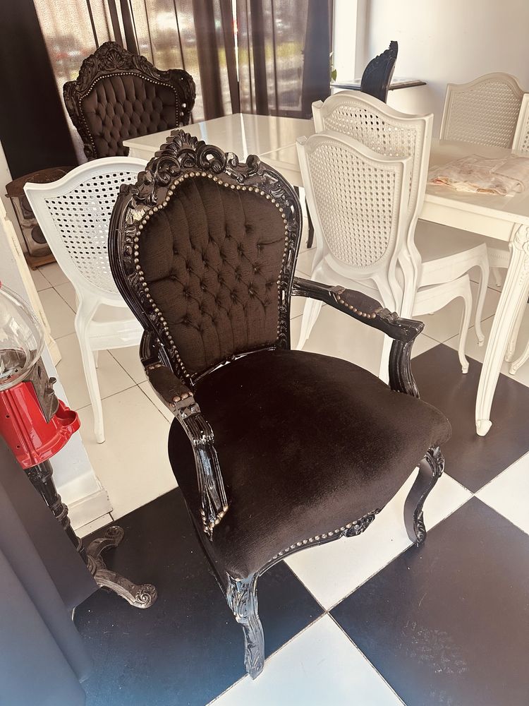 Barokowa sofa 2 fotele 4 krzesla retro meble