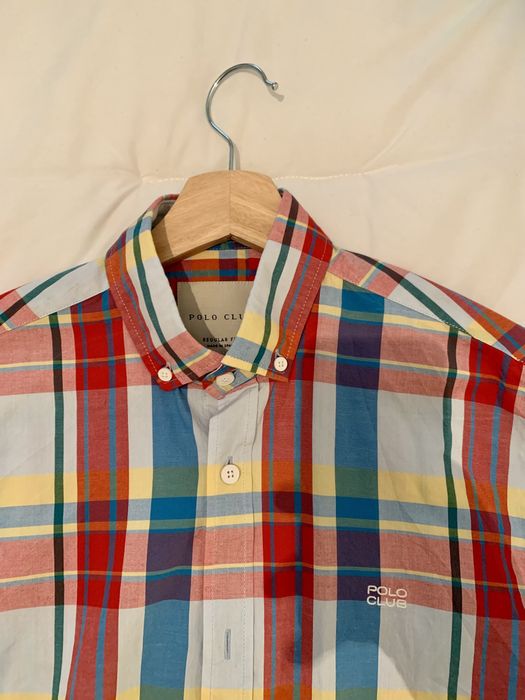 Camisa Polo Club aos quadrados