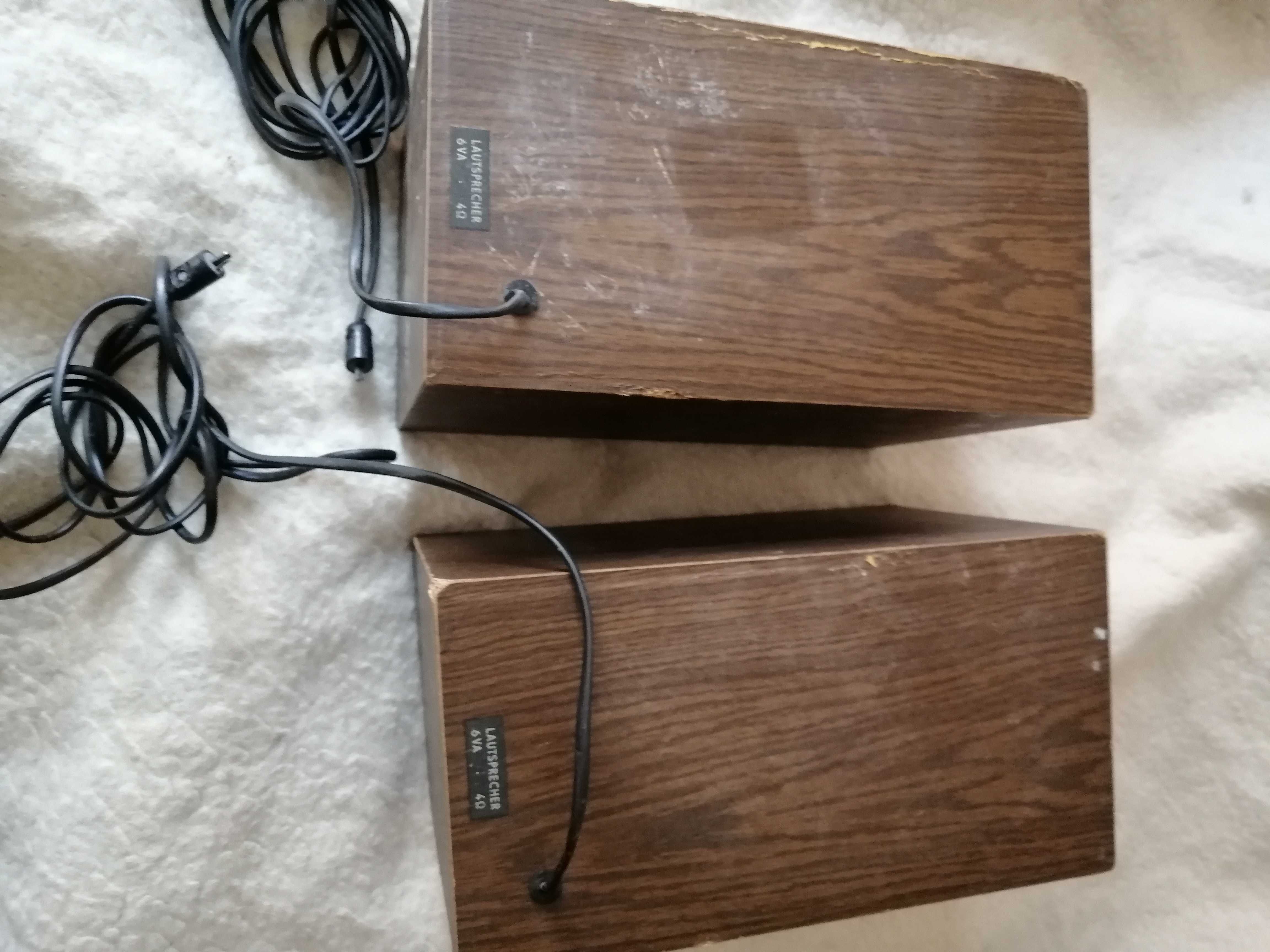 Kolumny retro drewniane 6va 4 ohm
