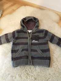 Reserved bluza sweter z kapturem r.74 (6-9m)