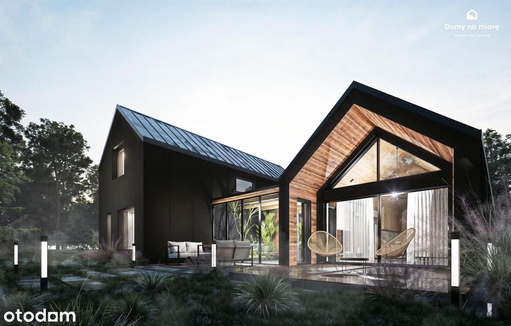 Nowoczesna stodoła - dom wolnostojący pod Poznaniem - Sierosław