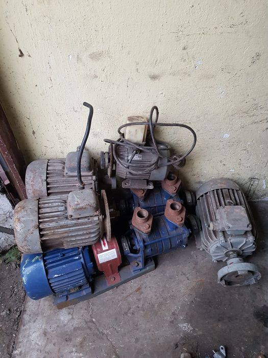 Sprzedam pompy i ślniki elektryczne