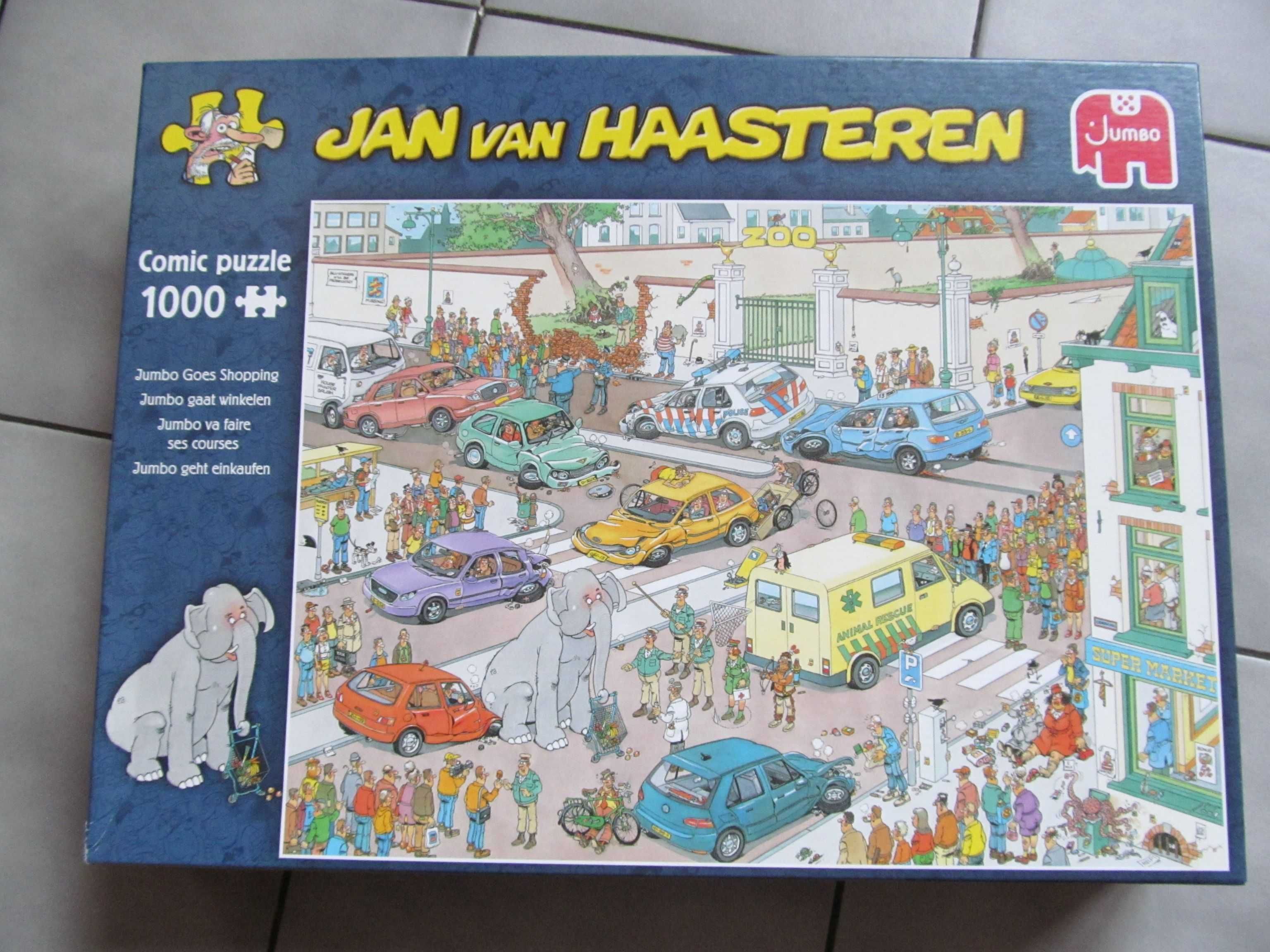 Puzzle Jumbo Jan Van Haasteren  Jumbo Goes Shopping 1000