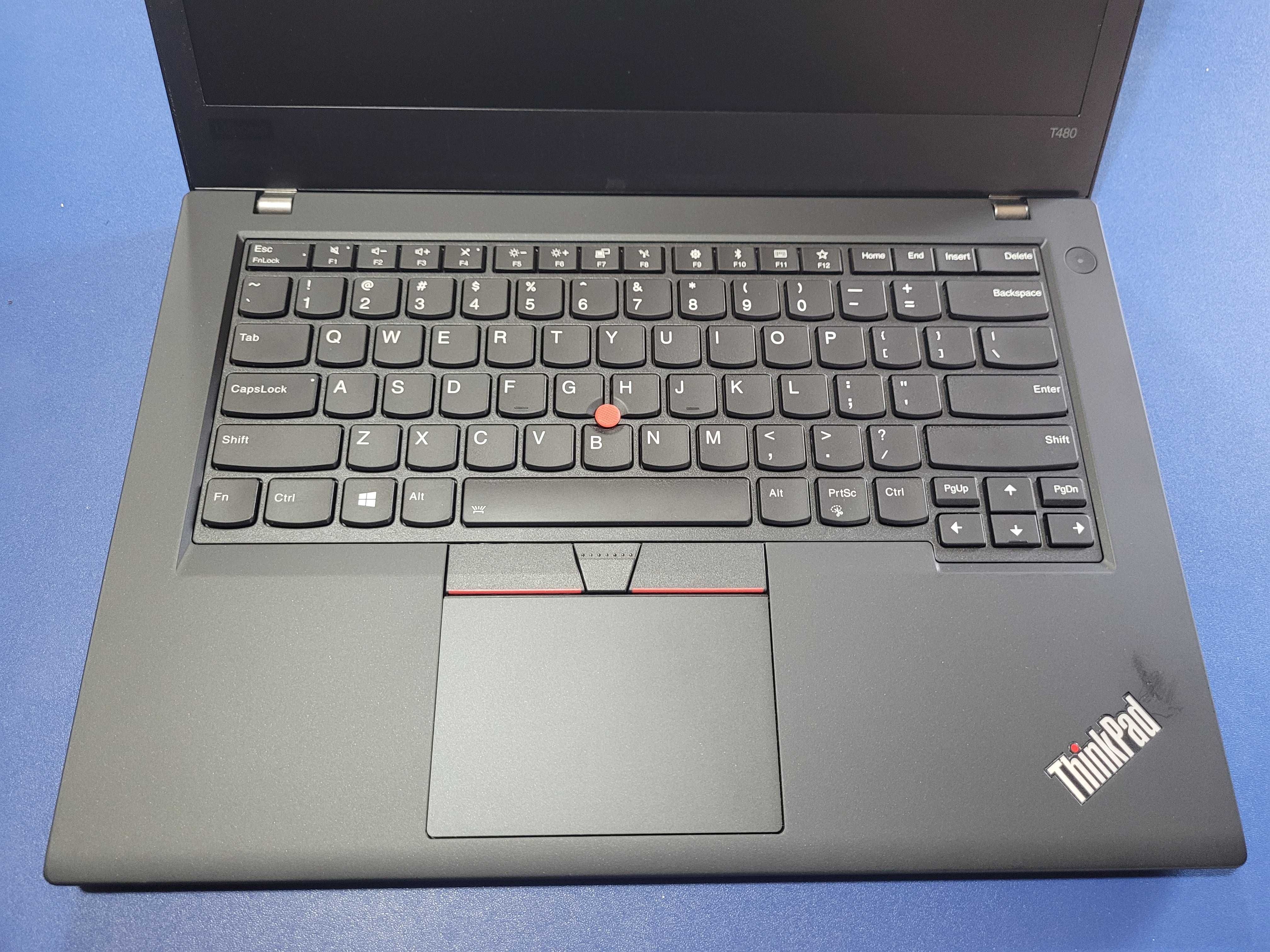 Laptop LENOVO THINKPAD T480 i5_/_16GB /_512GB/_14"FHD ___ ZOBACZ stan!