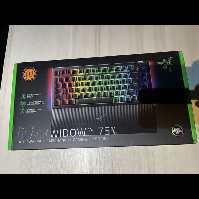 Klawiatura Razer BlackWidow V4 75% orange switches