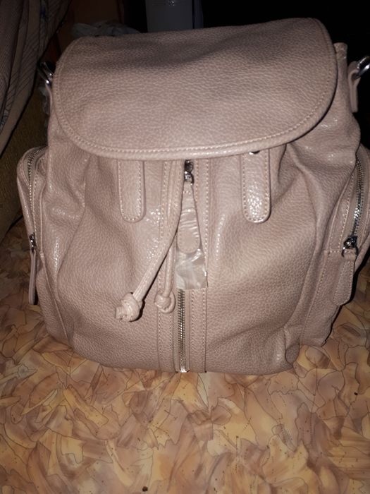 Сумка- клатч из натурального замша и кожи