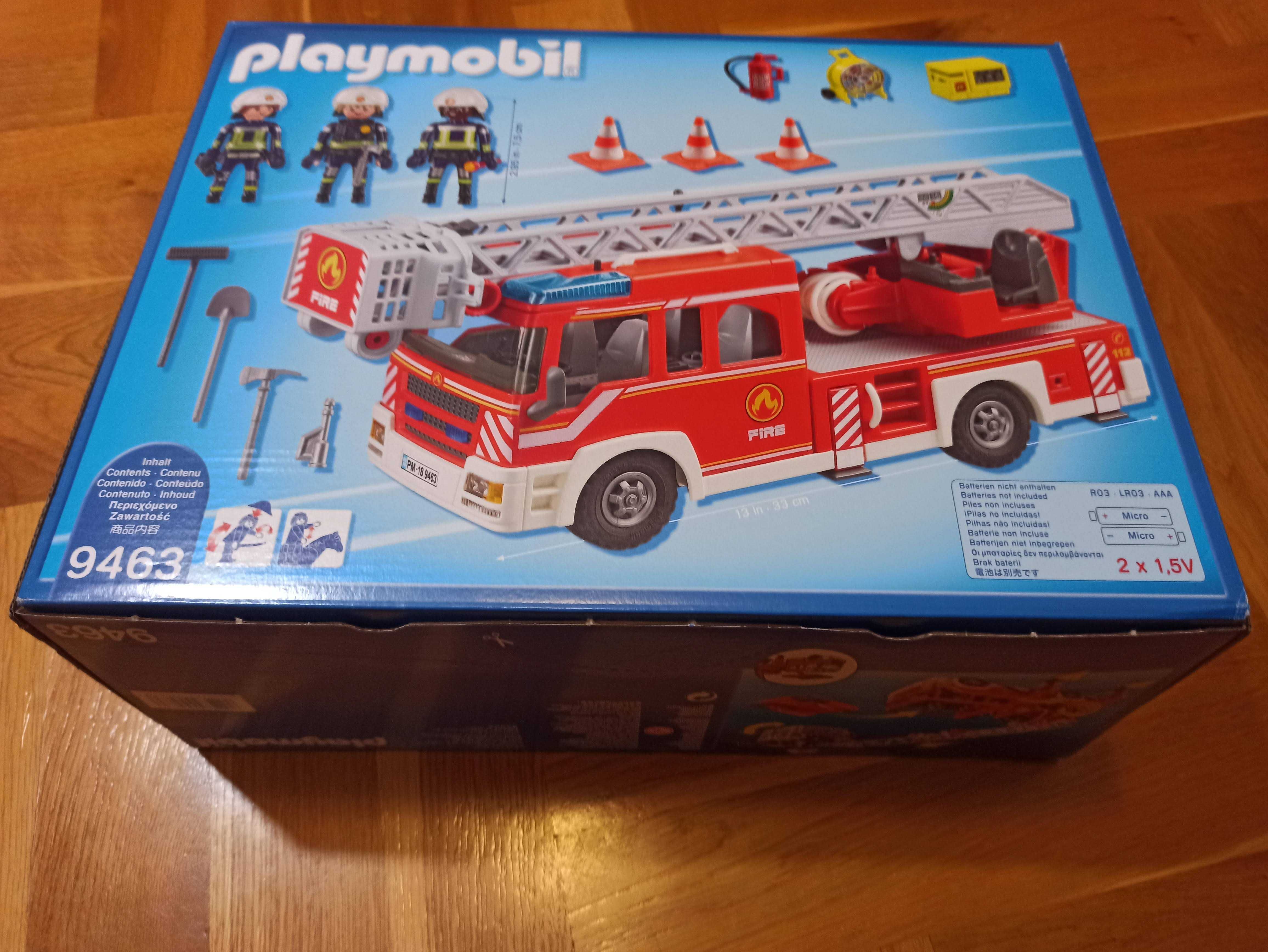 Wóz strażacki Playmobil 9463 City drabina