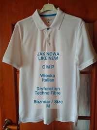 CMP  Włoska męska koszulka typu polo, Dryfunction, Rozmiar M
