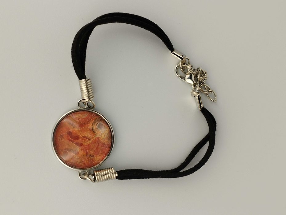 Bransoletka pojedyncza – rzemień – średnica oczka 20 mm