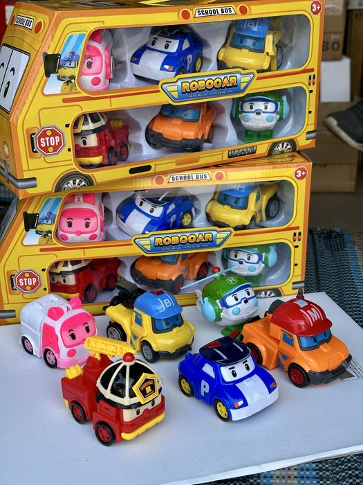 Набір Робокар Полі . Роботи трансформери