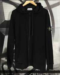 Hoodie zip stone island