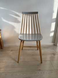 Drewniane krzesło patyczak PRL