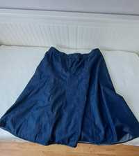 Damska jeansowa rozkloszowana spódnica M&S roz 52 , 6 XL