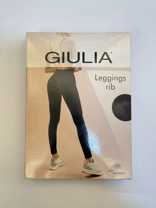 Легінси в рубчик з моделюючим швом ззаду Giulia LEGGINGS RIB