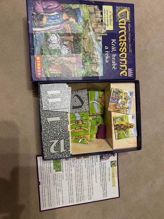 Доповнення до настільної гри Carcassonne: Граф Король і річка
оригінал