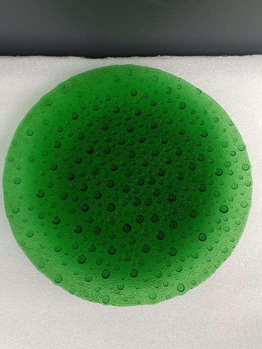Patera/talerz/asteroid/ zielony/szmaragdowy