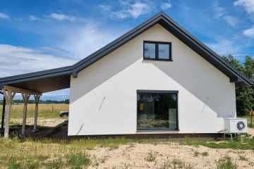 Dom parterowy 126m2 system szkieletowy projekt Kamilek Turbo