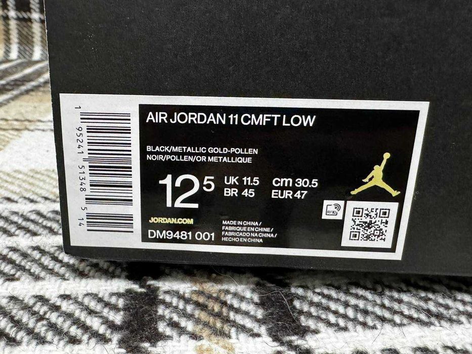Кросівки Jordan 11 CMFT Low 46.5/12.5/30.5см Стан 8/10 DM9481-001
