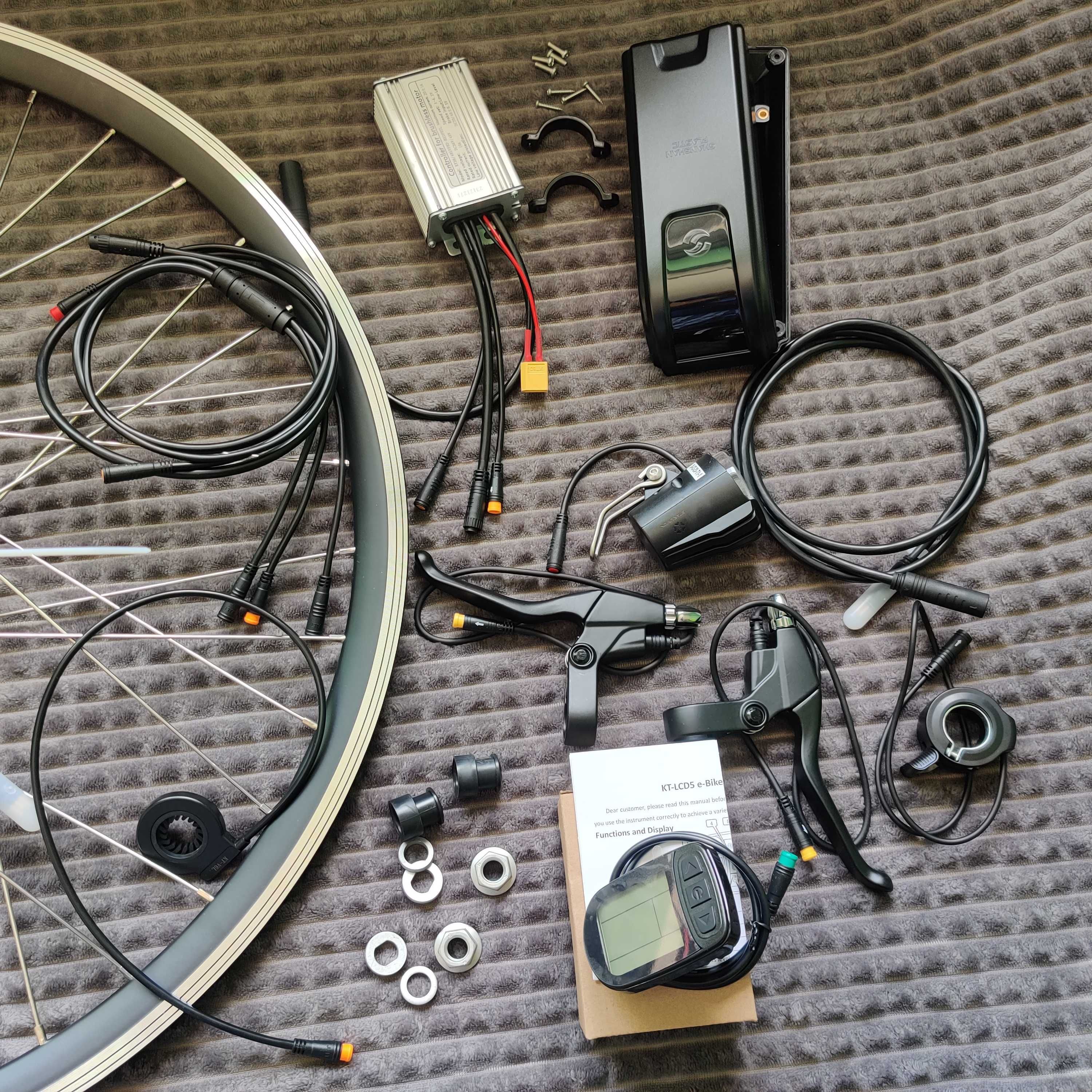 Zestaw do konwersji na rower elektryczny MXUS XF15F 500W 26" przód
