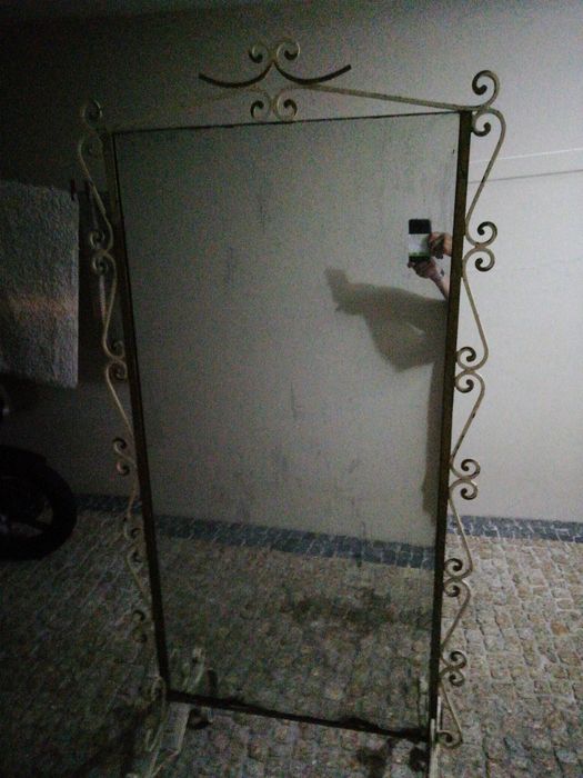 Espelho ferro forjado para restauro