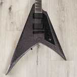 ESP LTD KH-V Kirk Hammett Signature Ebony Fretboard, Black Sparkle