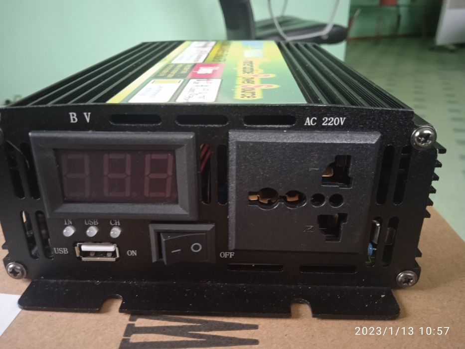 Інвертер з модифікованою синусоїдою та функцією безперервного живлення