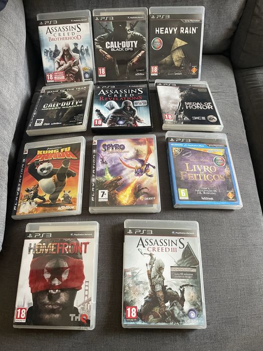 Jogos de plastation 3 e 2 comandos