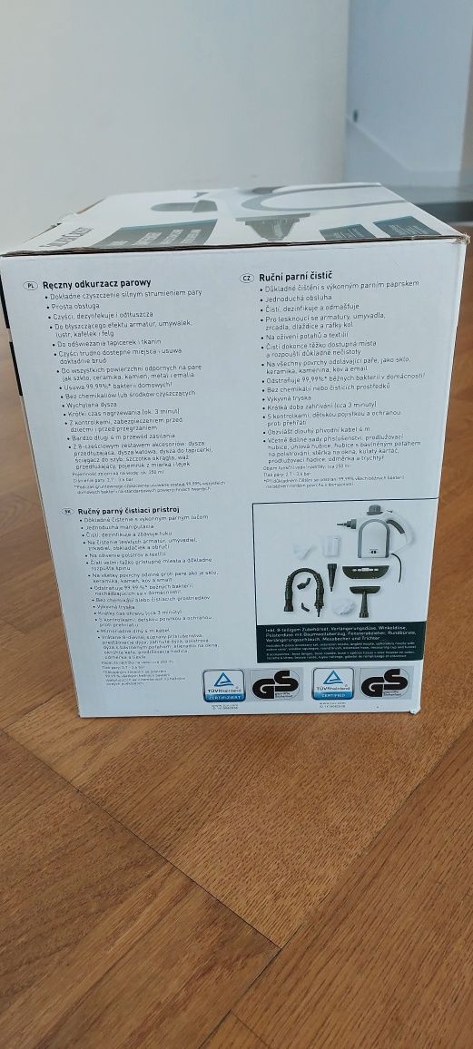 SilverCrest ręczny odkurzacz parowy