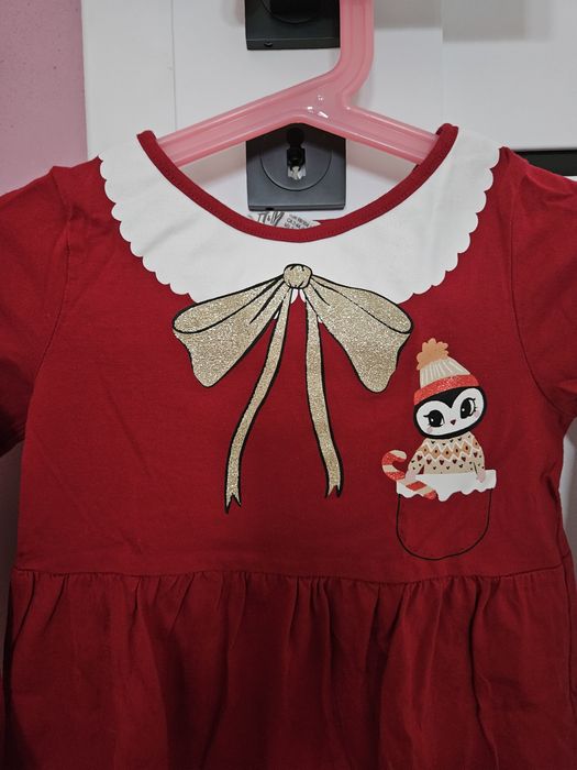 Sukienka H&M 98/104 Święta Bożego Narodzenia