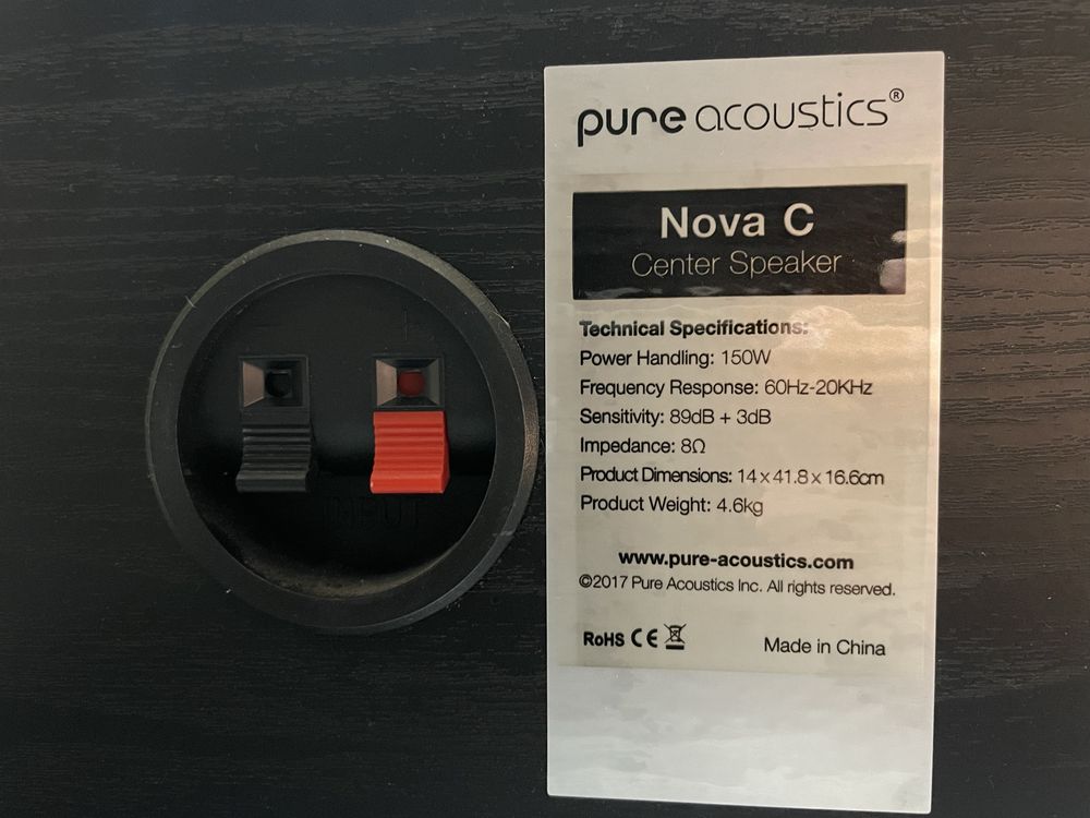 Zestaw głośników 5 szt.- pure acoustics nova