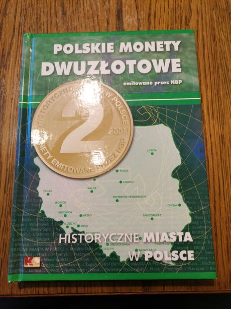 Album z monetami 2zł historyczne miasta w Polsce