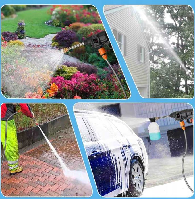 MYJKA Ciśnieniowa AKUMULATOROWA DO Ogrodu Ksotki 2X Aku WalizkaZESTAW