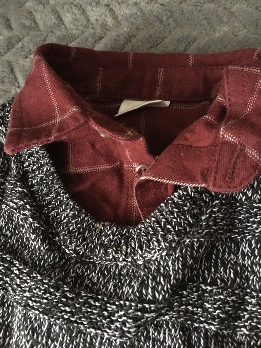 Sweter elegancki z koszulą 98 święta