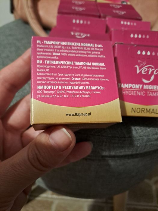 Vera tampony 12 op.nowe