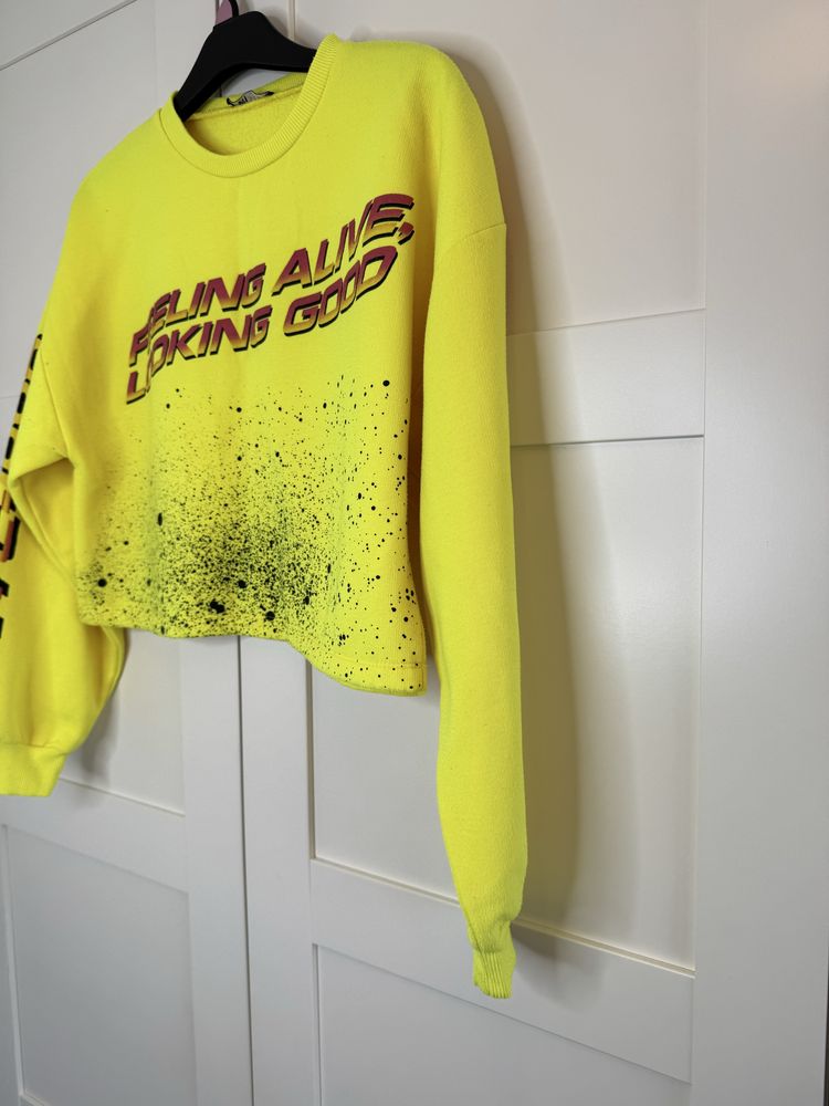 Damska Bluza Top Żółta Zara M