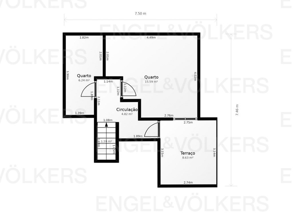 Apartamento T1 + 2 na Estefânia