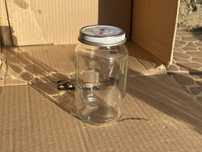 4 Frascos de Vidro com tampa 200ml