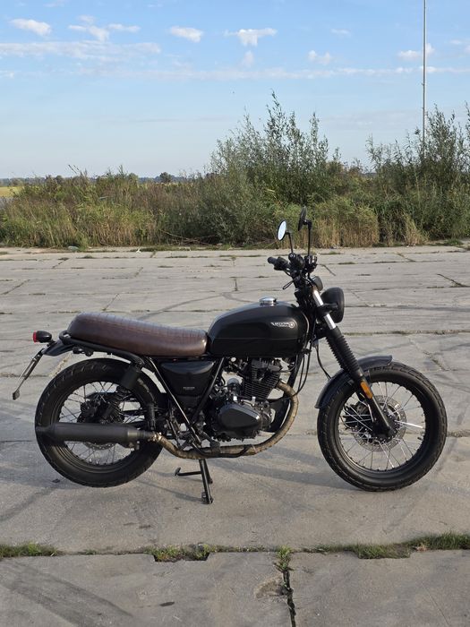 Brixton BX 125 Cromwell ABS wtrysk kat. B cafe racer niski przebieg